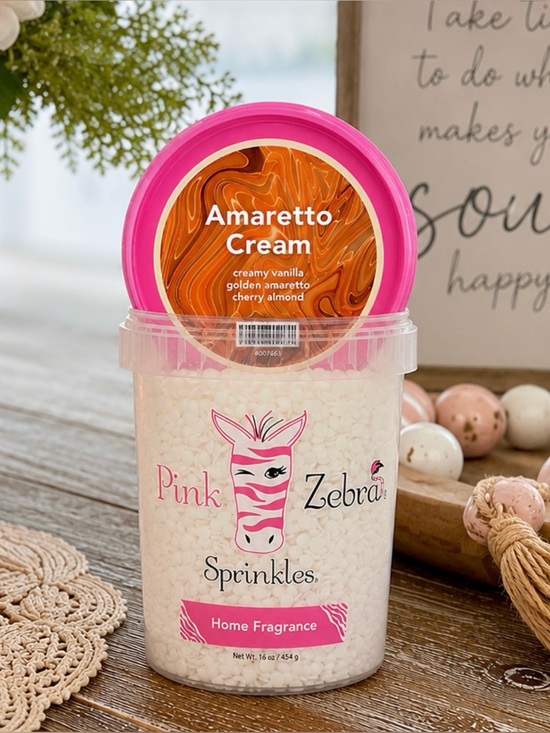 Pink Zebra Other - Pink Zebra Amaretto Cream Soft Soy Wax Melts 3.75 oz Bag